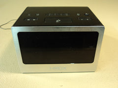 HMDX Audio Flow Docking Sound System Alarm Clock Black iPad iPhone iPod HX-B312 -- Used