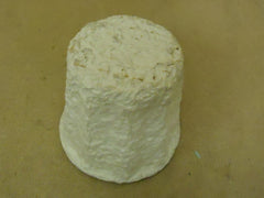 Standard Flower Pot With Foam 6in Diameter x 5 1/2in H White Cardboard -- New