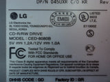 LG Compact Disc Drive CD-R RW Gray Recordable Rewritable Internal CED-8080D -- Used