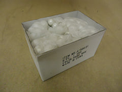 Designer Box of Balls Decorative 1in Diameter Shiny White 41500 01 Glass -- New