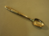 Handcrafted Vintage Sundae Spoon 7-in Thailand Buddha Flatware 1960's Brass -- Used
