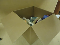 Designer Box (18in x 16in x 16in) of Ribbons Multicolor Various Sizes & Lengths -- New