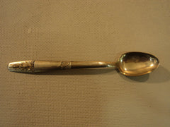 Handcrafted Vintage Sundae Spoon 7-in Thailand Buddha Flatware 1960's Brass -- Used
