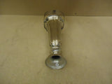 Designer Flower Vase Decorative 12in H x 5in D Chrome Traditional Handle Brass -- New