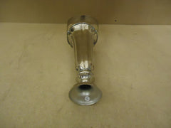 Designer Flower Vase Decorative 12in H x 5in D Chrome Traditional Handle Brass -- New