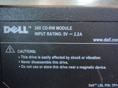 Dell 24X CD-RW Laptop Module Internal Black 19771030-D5 Genuine/OEM 7P746-A00 -- Used