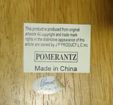 Pomerantz Desktop Paper Holder 13in x 10 1/2in x 3in Wood -- Used