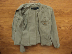 Jeanstar Jean Jacket Coat 98%-Cotton Female Adult M Grays Solid -- Used