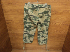 Sirens Pants Casual Cotton 100% Female Adult 33 Multi-Color Solid -- Used