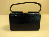 Bellestone Purse Baguette Vintage Genuine Crocodile Female Adult Blacks -- Used