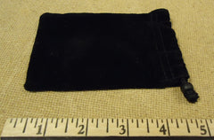Targus Black Cinch Bag 4 1/2in x 3in 1/4in Velveteen  -- New