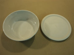 Corning Ware Round Stoneware 16-oz With Lid French White 473 mL -- Used