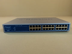 Hawking Technology 24 Port 10 100M Switch Rack Mount HFS24T -- Used