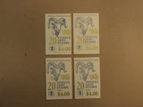 USPS Scott 1949a 20c 1981 American Bighorned Sheep 4 Books 76 Stamps 7 Panes -- New