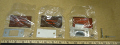 Door Strike Plate with Hardware 2 3/4in x 1 1/4in Metal  -- New