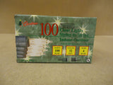 Michaels Stores Christmas Lights Clear 100ct 32ft Indoor Outdoor 253350 -- New