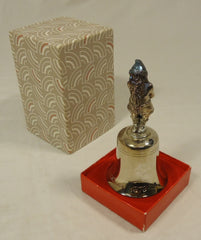 Gorham Christmas 1979 Santa Bell 5 1/4in 2 1/2in x 2 1/2in Silverplate -- Used