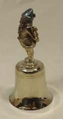 Gorham Christmas 1979 Santa Bell 5 1/4in 2 1/2in x 2 1/2in Silverplate -- Used