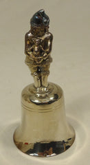 Gorham Christmas 1979 Santa Bell 5 1/4in 2 1/2in x 2 1/2in Silverplate -- Used