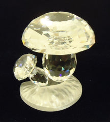 Swarovski Mushrooms 1 1/2in x 1 1/2in x 1 1/2in Crystal  -- New