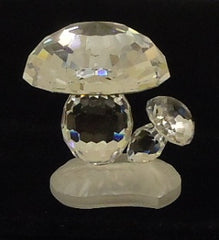Swarovski Mushrooms 1 1/2in x 1 1/2in x 1 1/2in Crystal  -- New