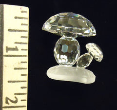 Swarovski Mushrooms 1 1/2in x 1 1/2in x 1 1/2in Crystal  -- New