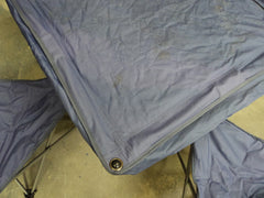 Northpole Fold Out Camping Table 4 Chairs 50in L x 50in W x 24in H Purple -- Used