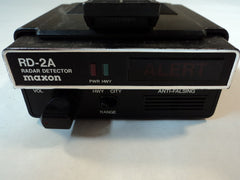 Maxon Radar Detector Black Anti-Falsing RD-2A Vintage -- Used