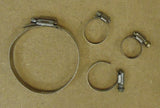 Breeze Torque Hose Clamp Various Sizes Qty 4 Metal  -- Used