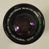 Tamron Auto Zoom Lens 1:3.8 f=70-150mm with Case Vintage 5611731 -- Used