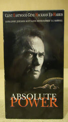 Warner Bros. Absolute Power VHS Movie * Plastic * -- Used