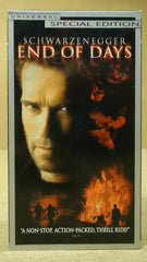 Universal End Of Days VHS Movie * Plastic * -- Used
