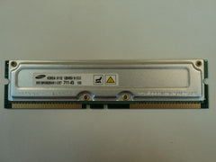Samsung RAM Memory Module 128MB PC700 RDRAM RIMM 184-Pin RAMBUS MR18R0828AN1-CK7 -- New