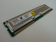 Toshiba RAM Memory Module 128MB PC800-45 RDRAM RIMM 184-Pin RAMBUS THMR1E8E-8 -- New