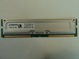 Kingston RAM Memory Module 128MB PC800 RDRAM 184-Pin RAMBUS KTH-XU800-128 -- New
