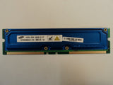 Samsung RAM Memory Module 128MB PC800-45 RDRAM RIMM ECC MR18R0828AN1-CK8 -- New