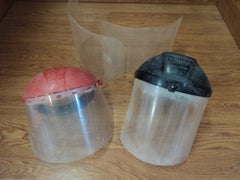 Professional Faceshields Lot of 4 Head and Face Protection -- Used