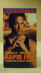Fox Rapid Fire VHS Movie * Plastic * -- Used