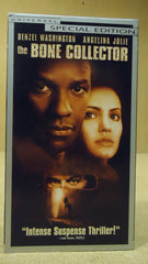 Universal The Bone Collector VHS Movie * Plastic * -- Used
