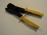 Professional Crimper for Crimping Electric Terminals Black/Yellow -- Used