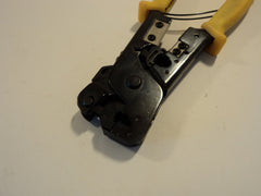Professional Crimper for Crimping Electric Terminals Black/Yellow -- Used