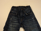Denim Boys' Jeans Relaxed Stonewashed 100% Cotton Male Kids 2-3Y Blues Solid -- Used
