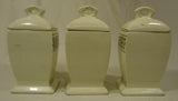 Bruhl 3826 Vintage German 13 Piece Kitchen Cannister & Spice Set Ceramic -- Used