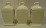 Bruhl 3826 Vintage German 13 Piece Kitchen Cannister & Spice Set Ceramic -- Used