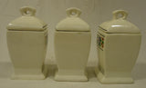 Bruhl 3826 Vintage German 13 Piece Kitchen Cannister & Spice Set Ceramic -- Used