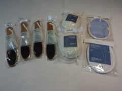 Spa Essentials Pedicure Groomer Exfoliating Sponge Body Polisher Lot of 8 5144 -- New