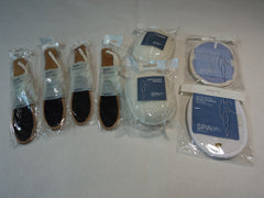 Spa Essentials Pedicure Groomer Exfoliating Sponge Body Polisher Lot of 8 5144 -- New