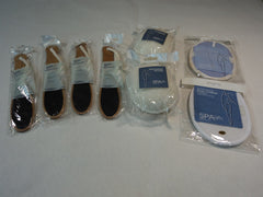 Spa Essentials Pedicure Groomer Exfoliating Sponge Body Polisher Lot of 8 5144 -- New