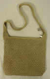 The Sak Original Purse Polypropylene Female Adult Shoulder Bag Beige Woven 69-616r -- New