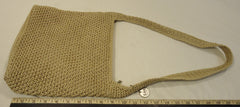 The Sak Original Purse Polypropylene Female Adult Shoulder Bag Beige Woven 69-616r -- New